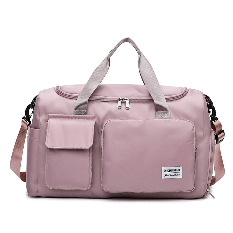 Sports Duffle Weekend Bag with Separate Shoe Compartment — Multi-Pocket Travel Holdall for Gym & Leisure | Koossa