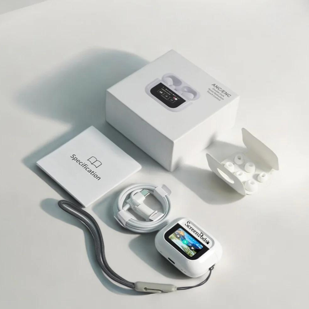Wireless High-Performance Earbuds with Touchscreen Case — Premium Audio for Music & Calls | Koossa