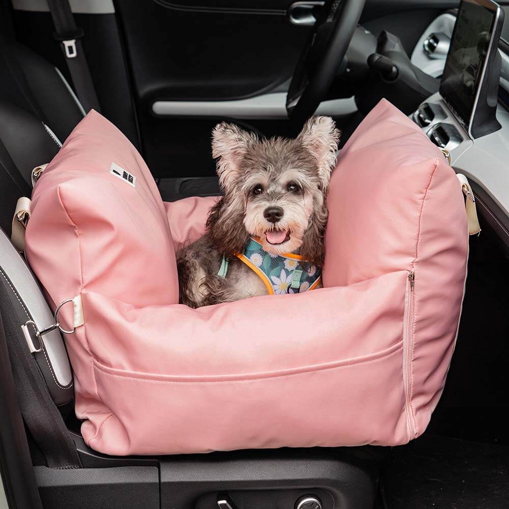 Dog Car Seat Bed Oxford Fabric Waterproof Anti-Slip Safety Buckle Small Medium Dogs Travel Home Carrier | Koossa