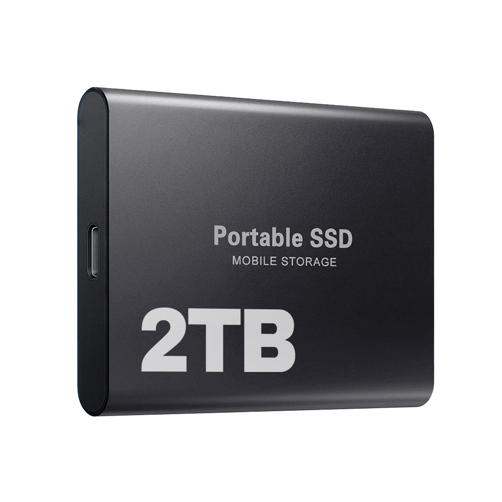 2TB Portable Solid State Drive USB-C External Storage for Laptops Computers High-Speed Data Backup Photography Students | Lonoma