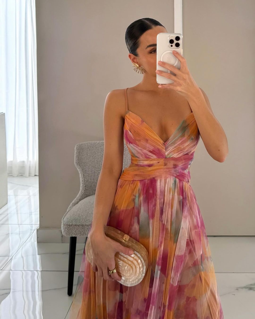 Women's Sleeveless Maxi Dress in Botanical Floral Print – Garden Party & Summer Weddings | Koossa