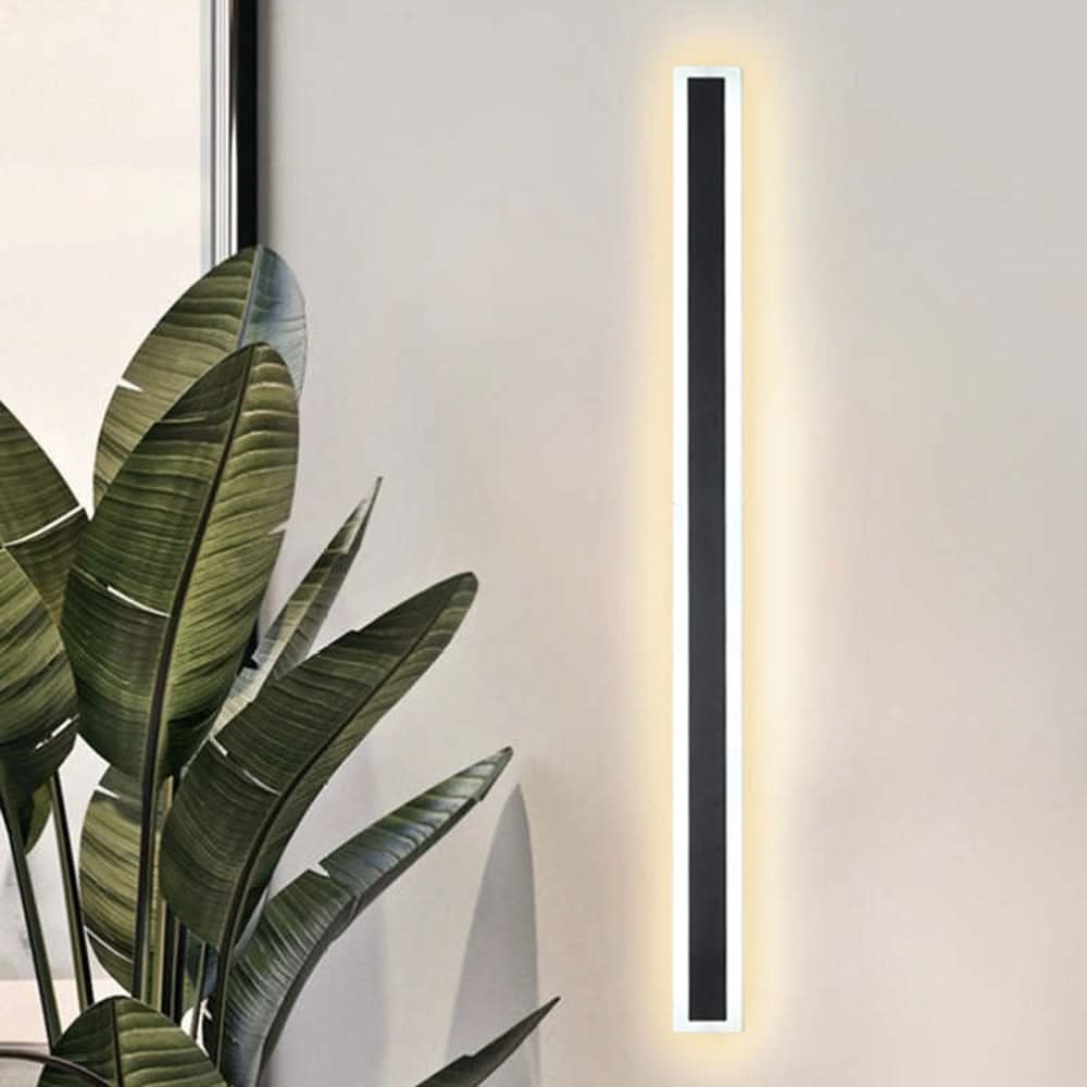 Applique murale LED extérieure moderne IP65 noire et blanche éclairage jardin balcon terrasse façade design | Koossa