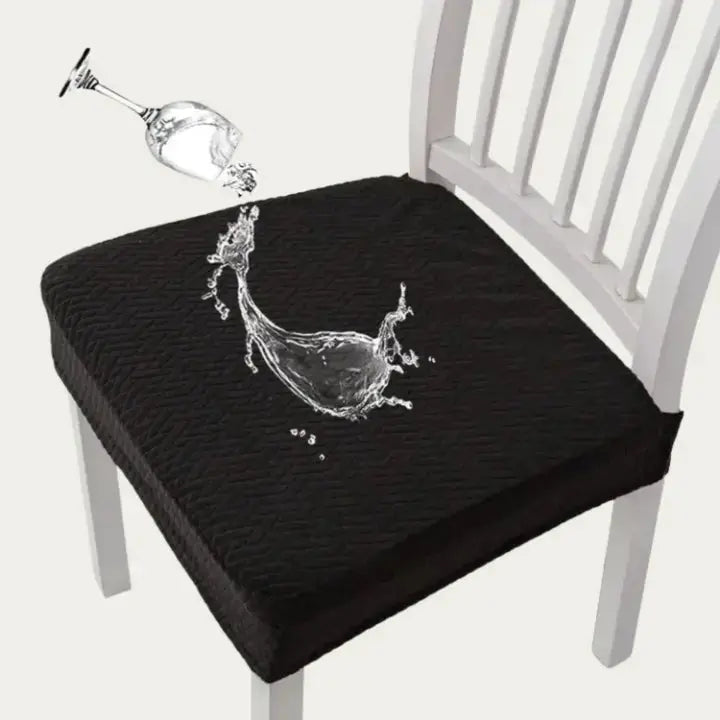 Housses de chaise extensibles lot de 4 imperméables et lavables pour salle à manger protection élégante | Koossa