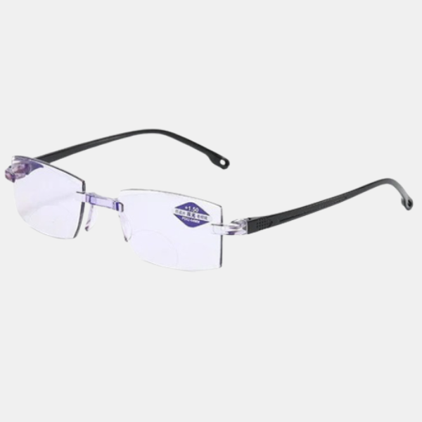 Rimless Progressive Reading Glasses — Ultra-Lightweight Eyewear with Blue Light Protection & Crystal Vision | Koossa