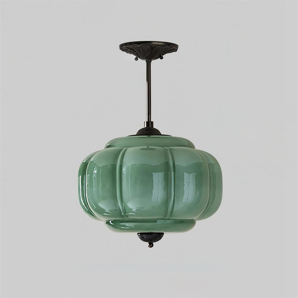 Frosted Glass Dome Ceiling Light 15 in Gold Black White Green Flush Mount Fixture for Kitchen Dining Room Bedroom Bathroom Hallway Entryway | Lonoma