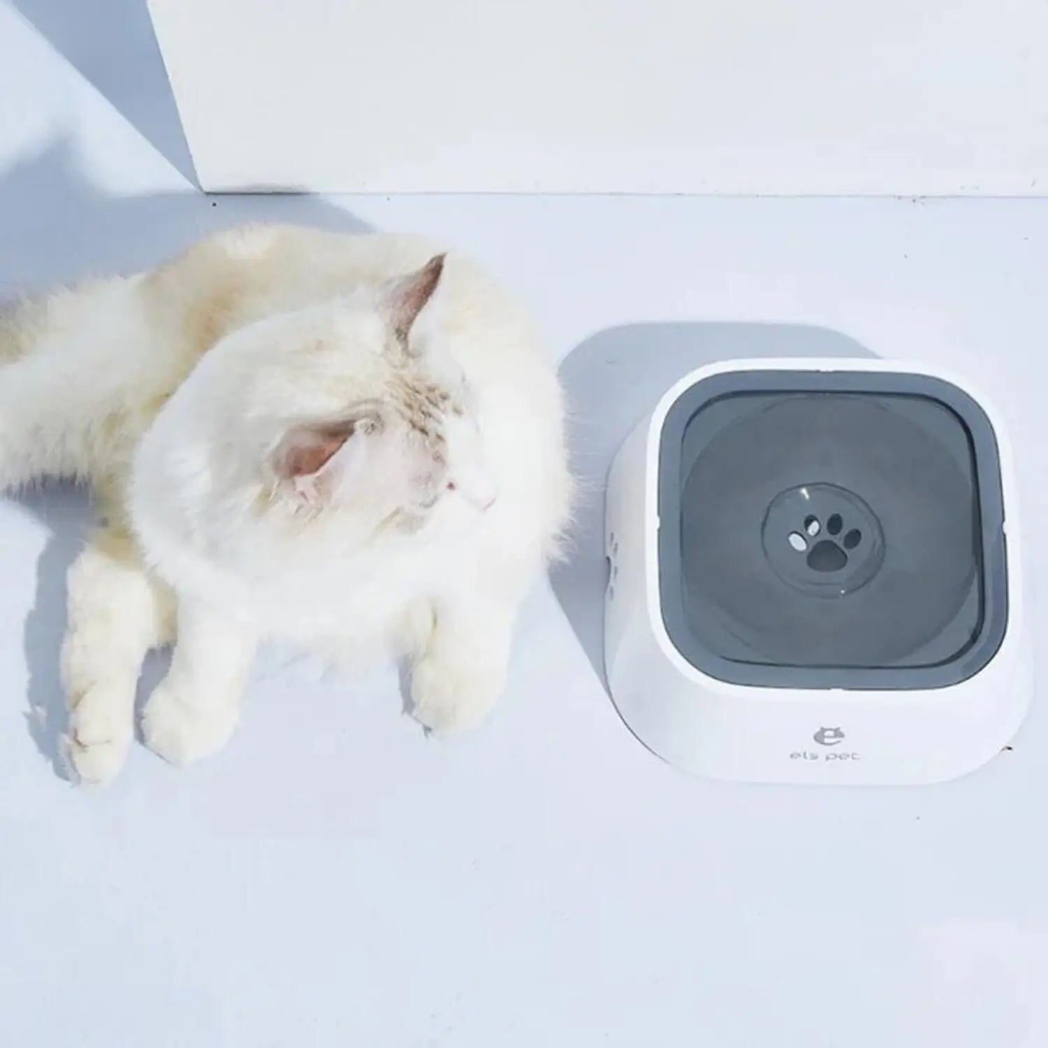 Dog Water Bowl No Spill Floating Disk 1.5L Anti Splash Pet Drinking Bowl Cat Slow Feeder Non Slip BPA Free Dishwasher Safe Car Travel | Koossa