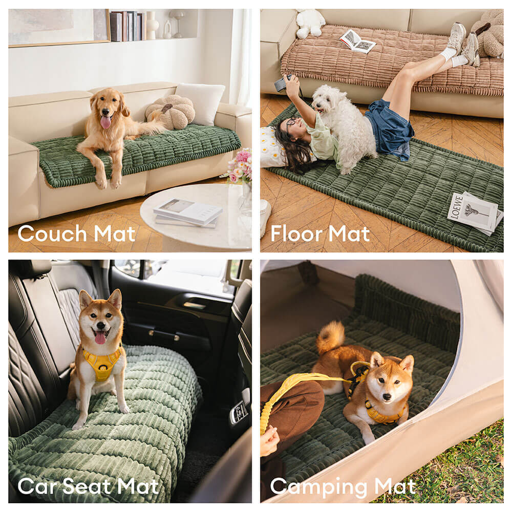 Pet Mat Flannel Non-Slip Sofa Cover Washable Dogs Cats Couch Protector Floor Car Seat Camping Mat | Koossa