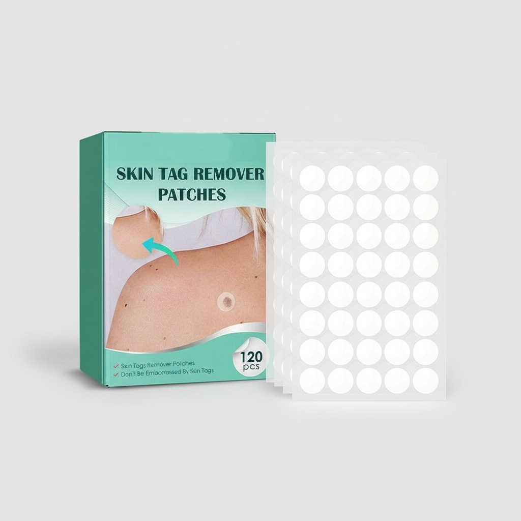 Hydrocolloid Skin Tag Patches 120-Count, Invisible Spot Patches with Tea Tree Oil for Face, Neck & Body, Gentle At-Home Skin Care | Lonoma