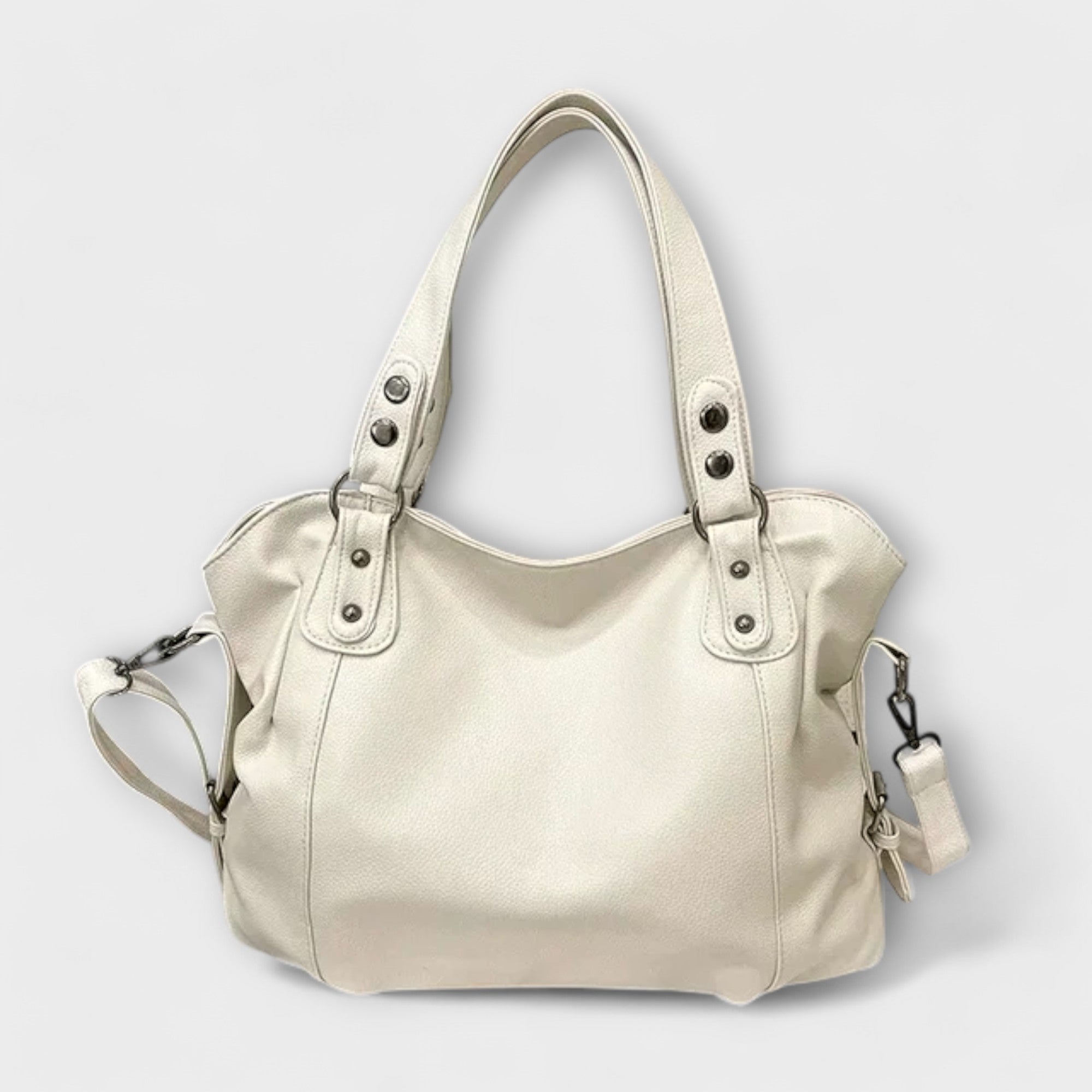 Structured Shoulder Bag with Clean Lines and Adjustable Strap in Four Classic Colours | Koossa