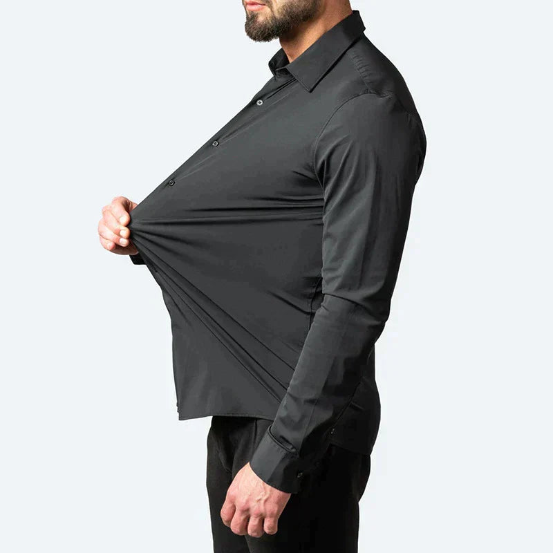 Men's Stretch Shirt — Comfortable Business Shirt for Office & Smart Casual Occasions | Koossa