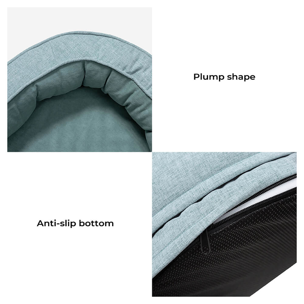 Dog Bed Donut Oval Orthopaedic Foam M L XL 2XL Waterproof Washable Anti-Slip Calming Cuddler Pet Sofa Bed | Koossa