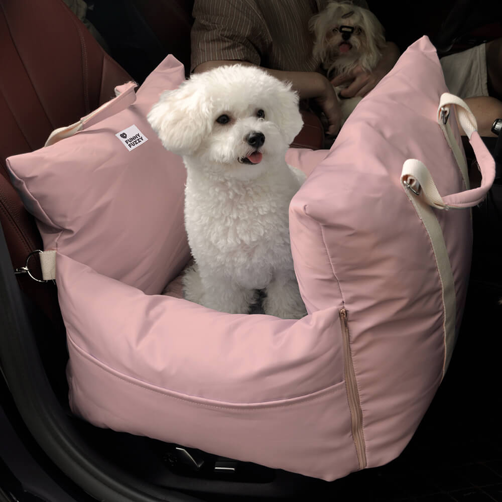 Dog Car Seat Bed Oxford Fabric Waterproof Anti-Slip Safety Buckle Small Medium Dogs Travel Home Carrier | Koossa