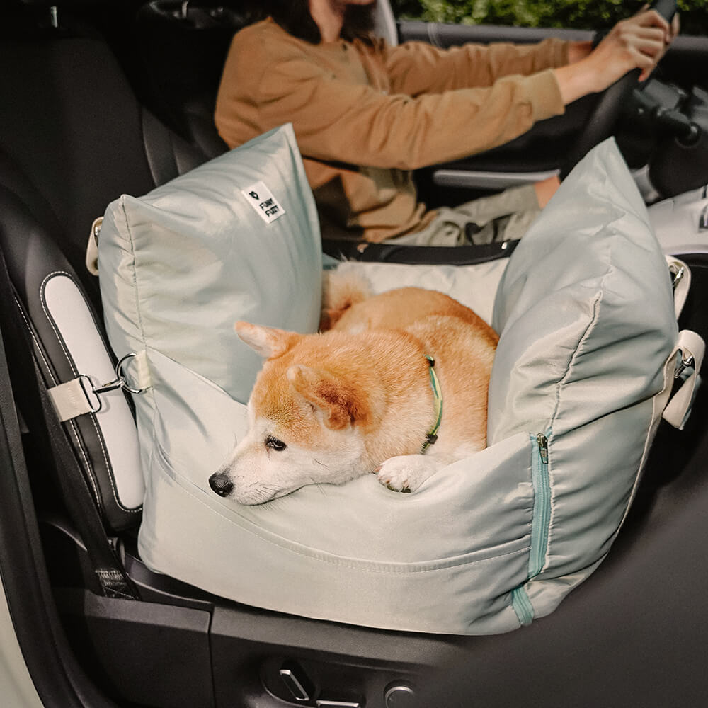 Dog Car Seat Bed Oxford Fabric Waterproof Anti-Slip Safety Buckle Small Medium Dogs Travel Home Carrier | Koossa
