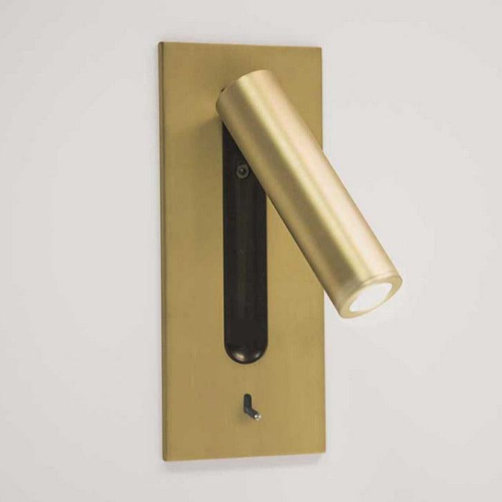 Adjustable Wall Sconce with LED Reading Light | Modern Plug-In Bedside Lamp | Pivoting Metal Fixture for Bedroom, Guest Room & Hallway | Lonoma
