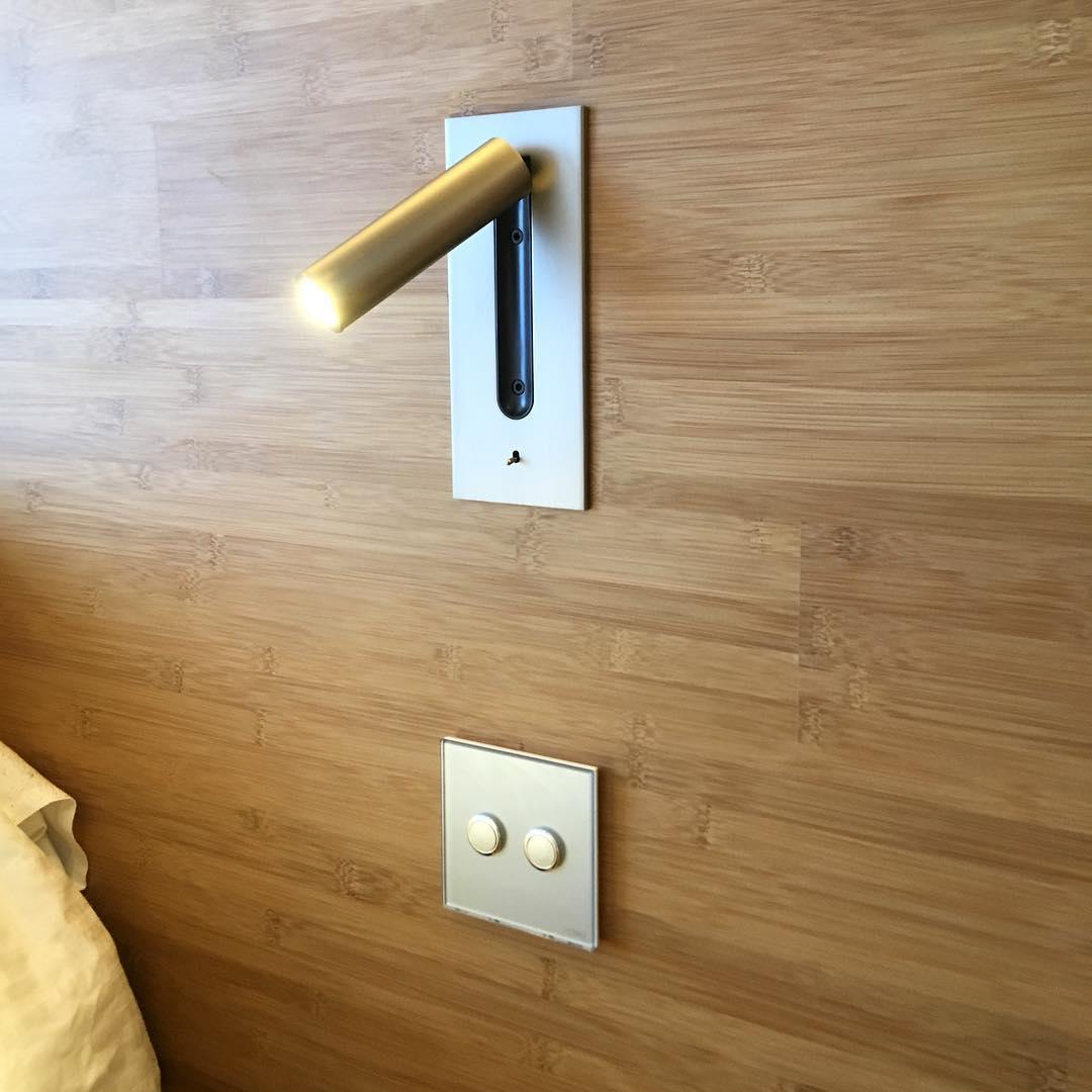 Adjustable Wall Sconce with LED Reading Light | Modern Plug-In Bedside Lamp | Pivoting Metal Fixture for Bedroom, Guest Room & Hallway | Lonoma