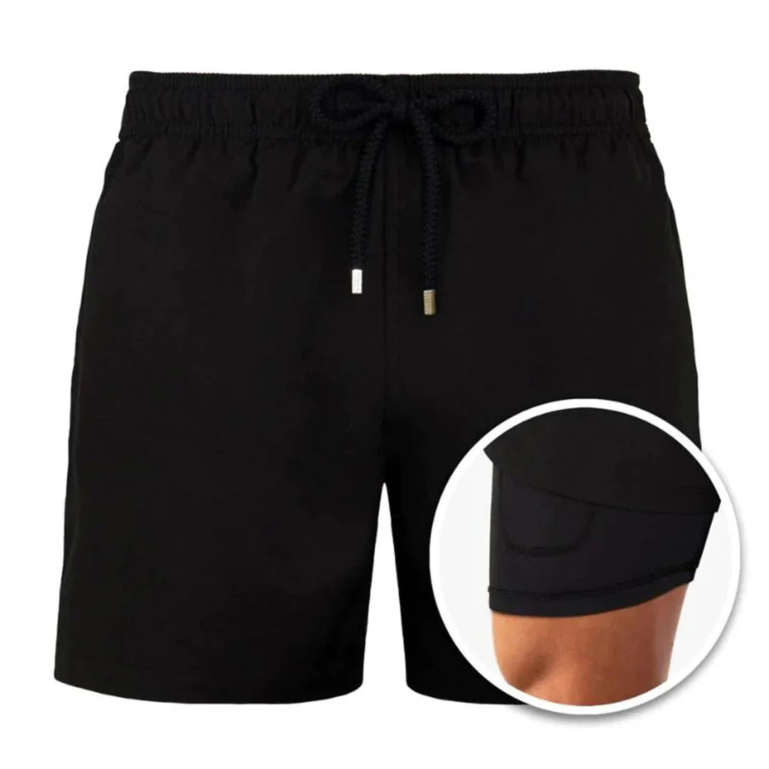 Men's Swimming Trunks — Quick-Dry Shorts with Secure Pockets for Beach, Pool & Holiday | Koossa