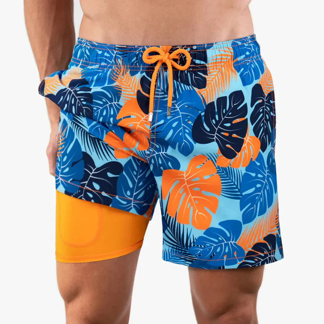 Men's Swimming Trunks — Quick-Dry Shorts with Secure Pockets for Beach, Pool & Holiday | Koossa