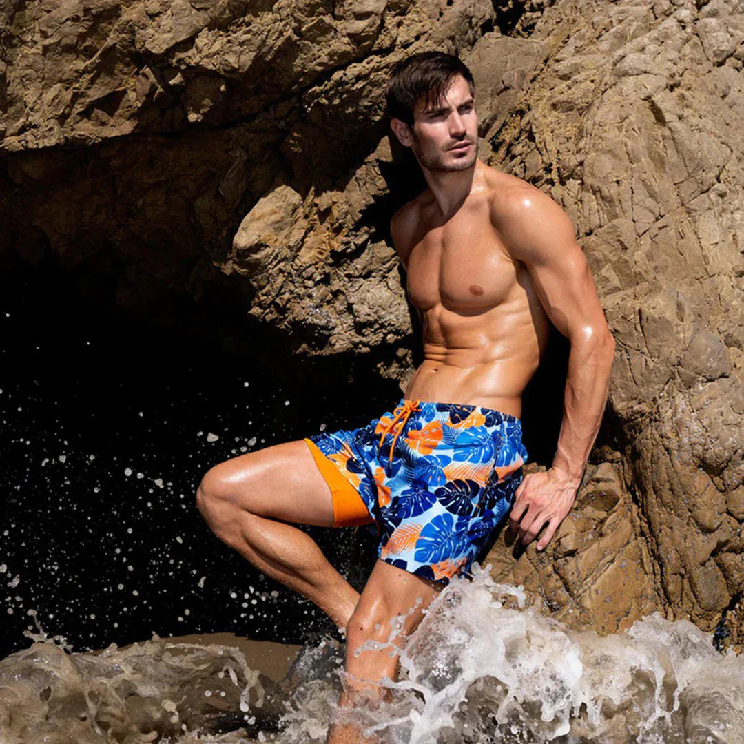 Men's Swimming Trunks — Quick-Dry Shorts with Secure Pockets for Beach, Pool & Holiday | Koossa