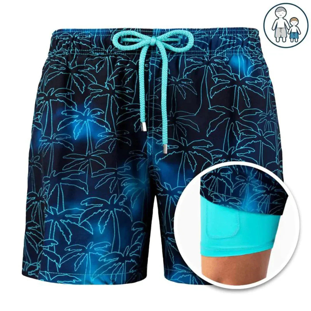Men's Swimming Trunks — Quick-Dry Shorts with Secure Pockets for Beach, Pool & Holiday | Koossa