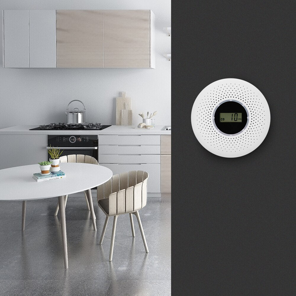 2-in-1 Smoke & Carbon Monoxide Detector — Home Safety Alarm with Dual Protection & Long Battery Life | Koossa