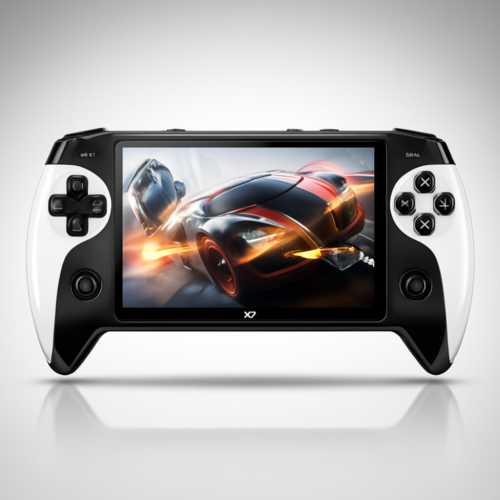 Console de jeu portable rétro avec écran HD 14 cm et 10 000 jeux préchargés pour voyage nostalgie enfance | Koossa