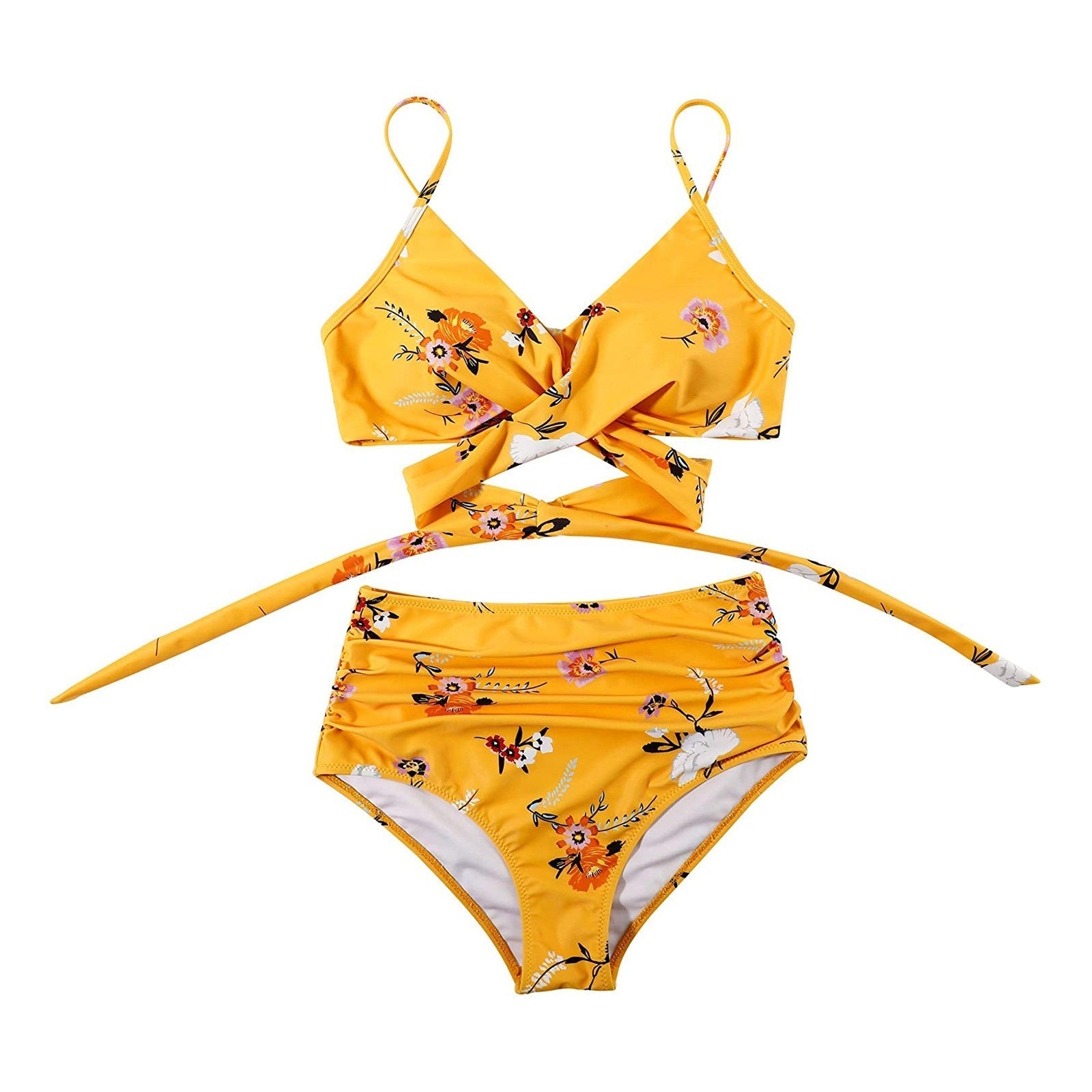 Women's High-Waisted Bikini Set — Flattering Two-Piece Swimwear for Summer Holidays & Beach Days | Koossa
