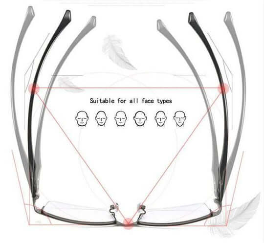 Progressive Multi-Focus Reading Glasses in Black — Adaptive Vision Eyewear for Reading, Driving & Everyday Wear | Koossa