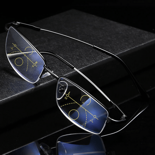 Progressive Reading Glasses — Multifocal Eyewear with Blue Light Protection & Photochromic Lenses | Koossa