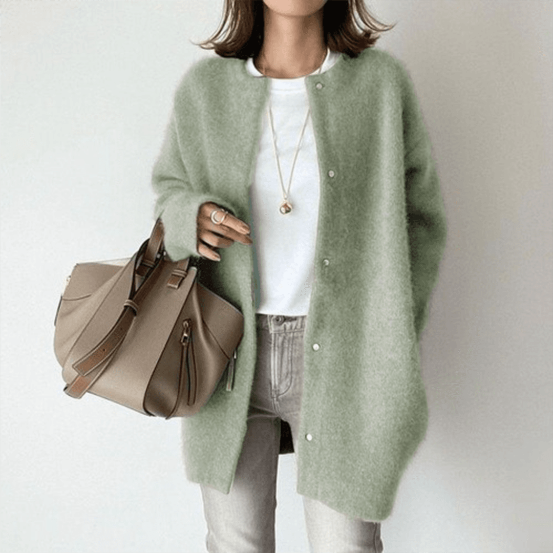 Women's Classic V-Neck Knitted Vest — Elegant Sleeveless Layering Piece for Office & Weekend Wear | Koossa