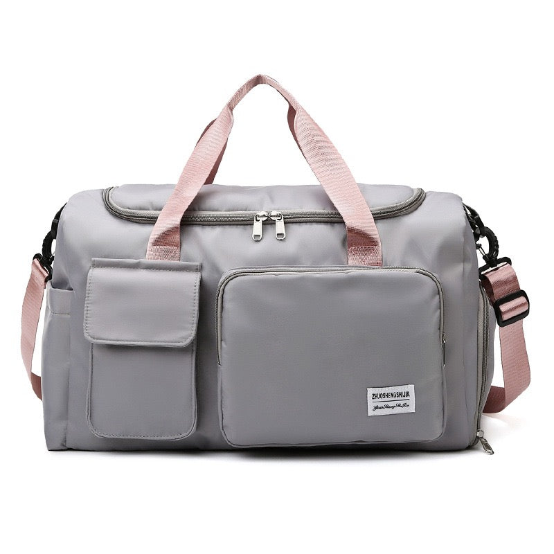 Sports Duffle Weekend Bag with Separate Shoe Compartment — Multi-Pocket Travel Holdall for Gym & Leisure | Koossa
