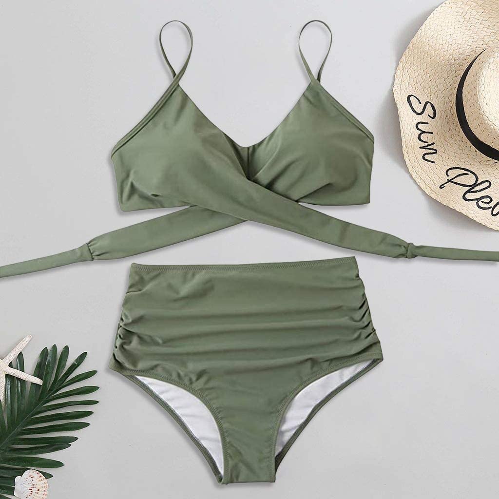 Women's High-Waisted Bikini Set — Flattering Two-Piece Swimwear for Summer Holidays & Beach Days | Koossa