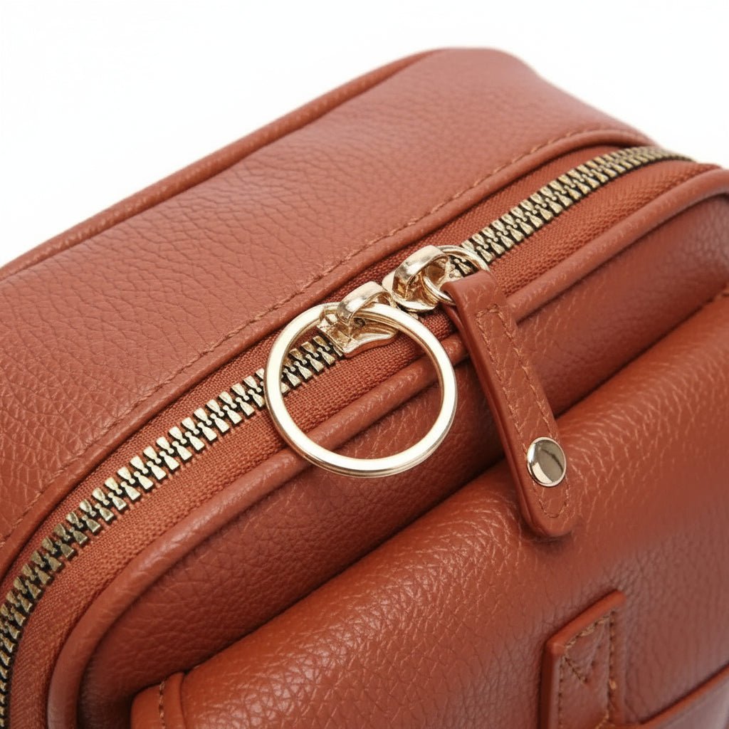 Square Crossbody Purse with Anti-Theft Zippers – Adjustable Strap Shoulder Bag for Women | Lonoma