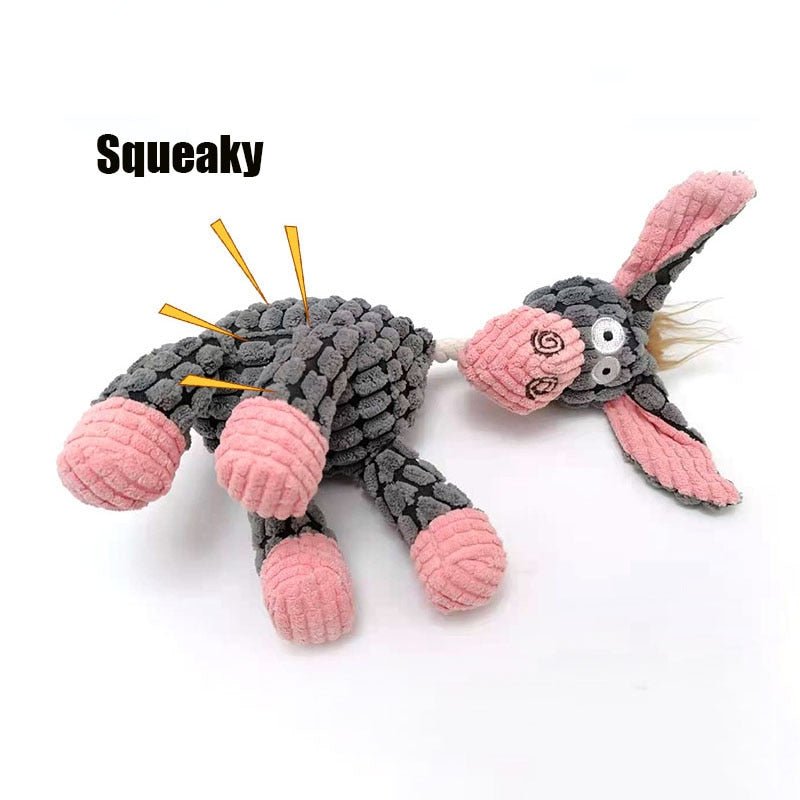Interactive Plush Animal Toy for Dogs — Durable Bite-Resistant Pet Toy for Play & Fetch | Koossa