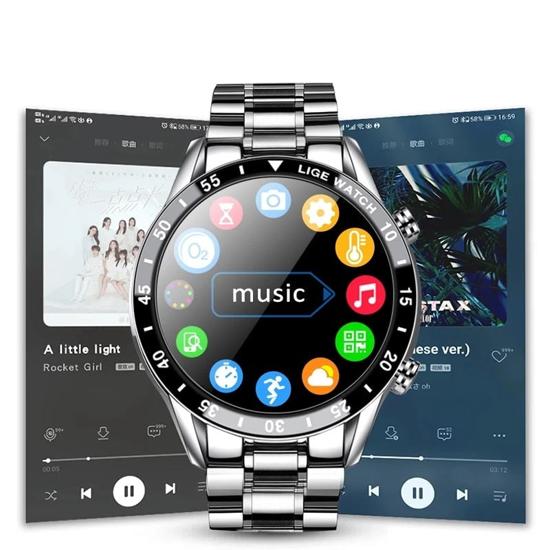 Deluxe Smartwatch with Bluetooth Calling — Multi-Functional Health Tracker & Stylish Accessory for Active Lifestyles | Koossa