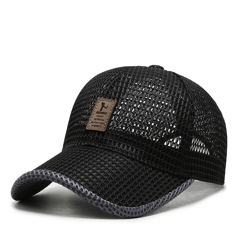 Lightweight Breathable Mesh Baseball Cap — Adjustable Snapback Summer Hat for Outdoor Activities | Koossa
