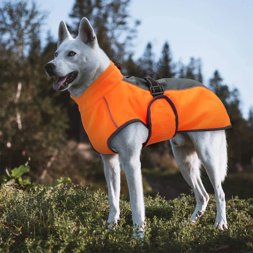 Dog Coat Waterproof Fleece Lined Reflective Warm Winter Padded Jacket Small Medium Large | Koossa
