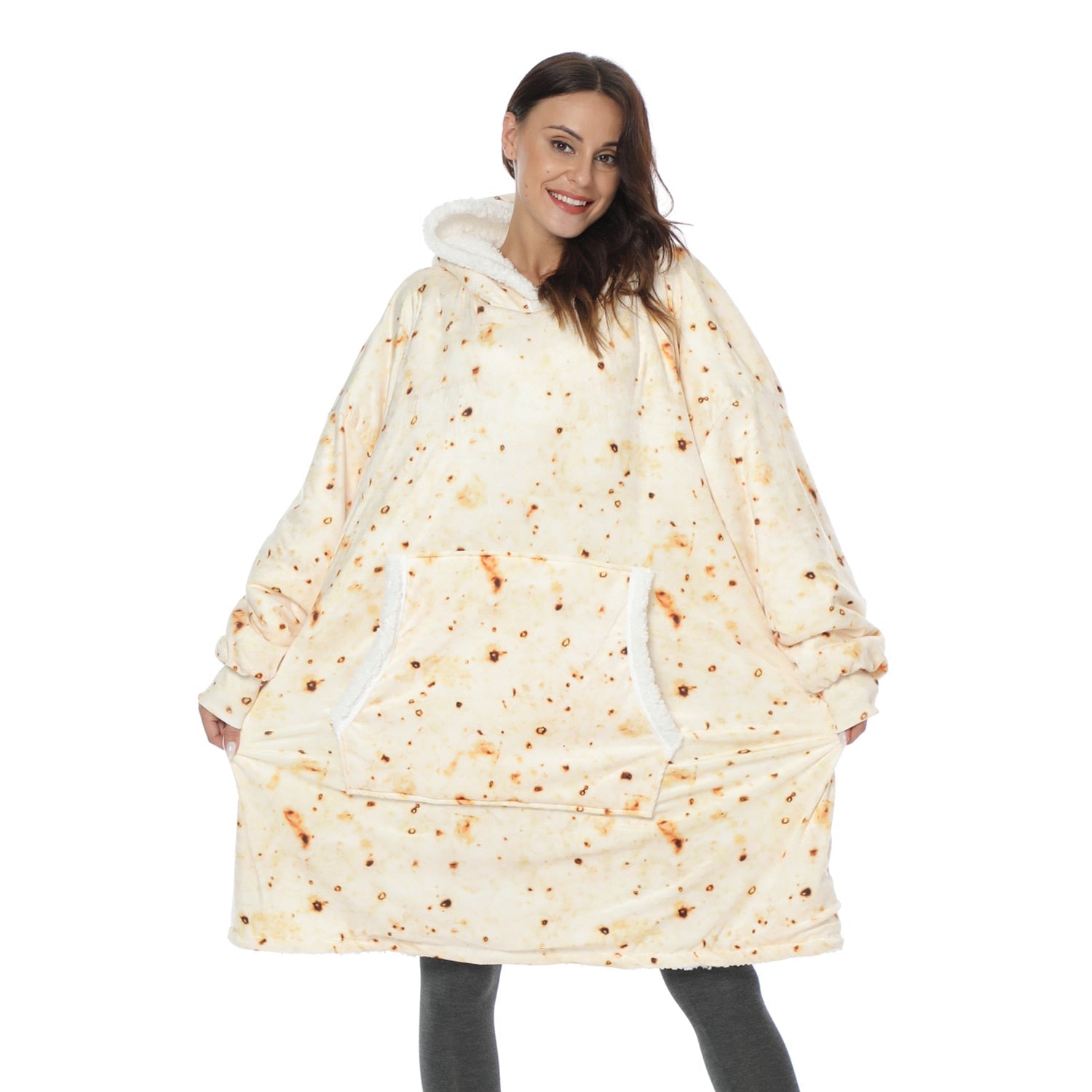 Oversized Hooded Blanket Wrap — Cosy Loungewear for Relaxing at Home & Snuggling on the Sofa | Koossa