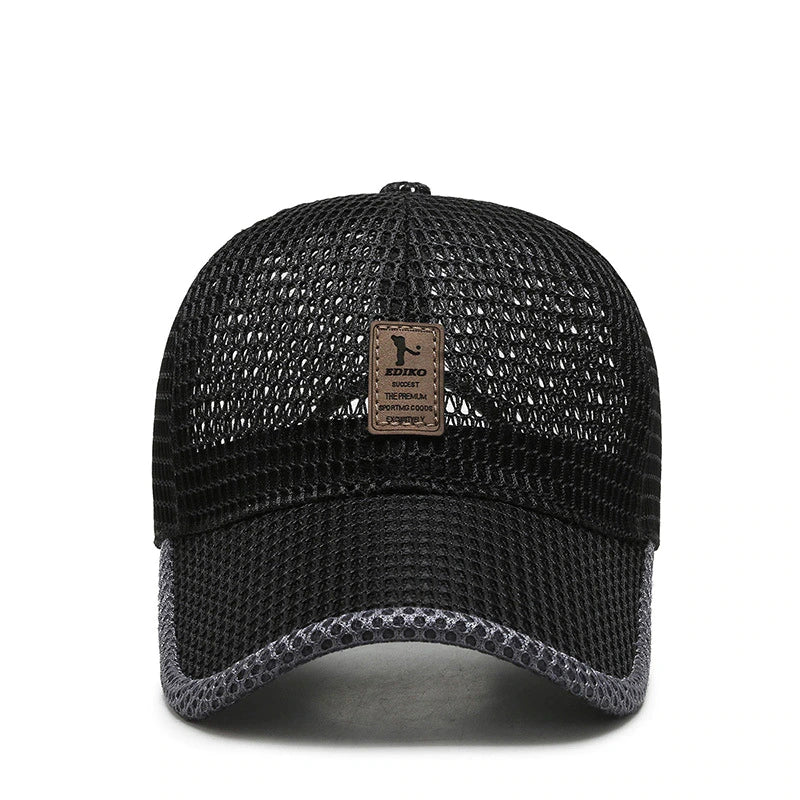 Lightweight Breathable Mesh Baseball Cap — Adjustable Snapback Summer Hat for Outdoor Activities | Koossa
