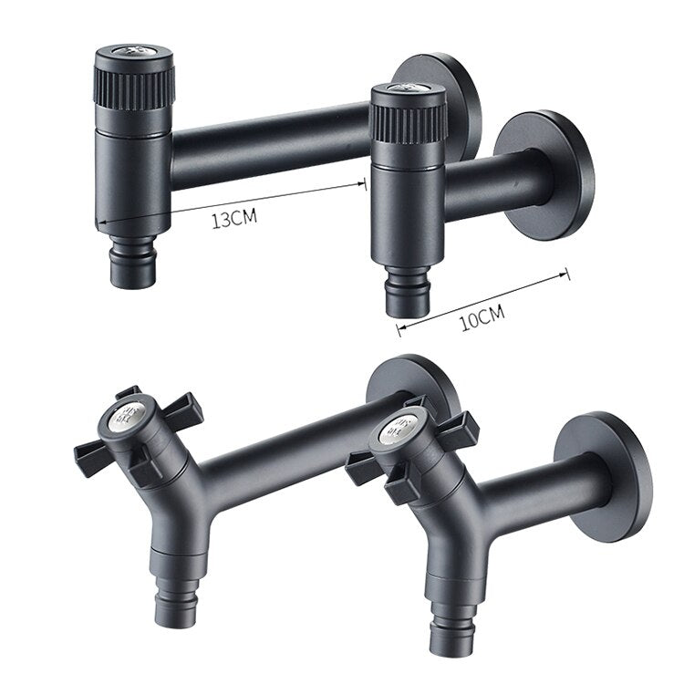 Wall-Mount Outdoor Faucet with Brass Valve Core – Cold Water Spigot for Garden, Patio & Yard | Lonoma