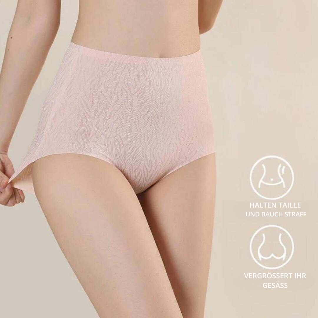 Women's High-Waisted Smoothing Brief with Bottom-Enhancing Contouring — Invisible Shapewear for Everyday Comfort | Koossa