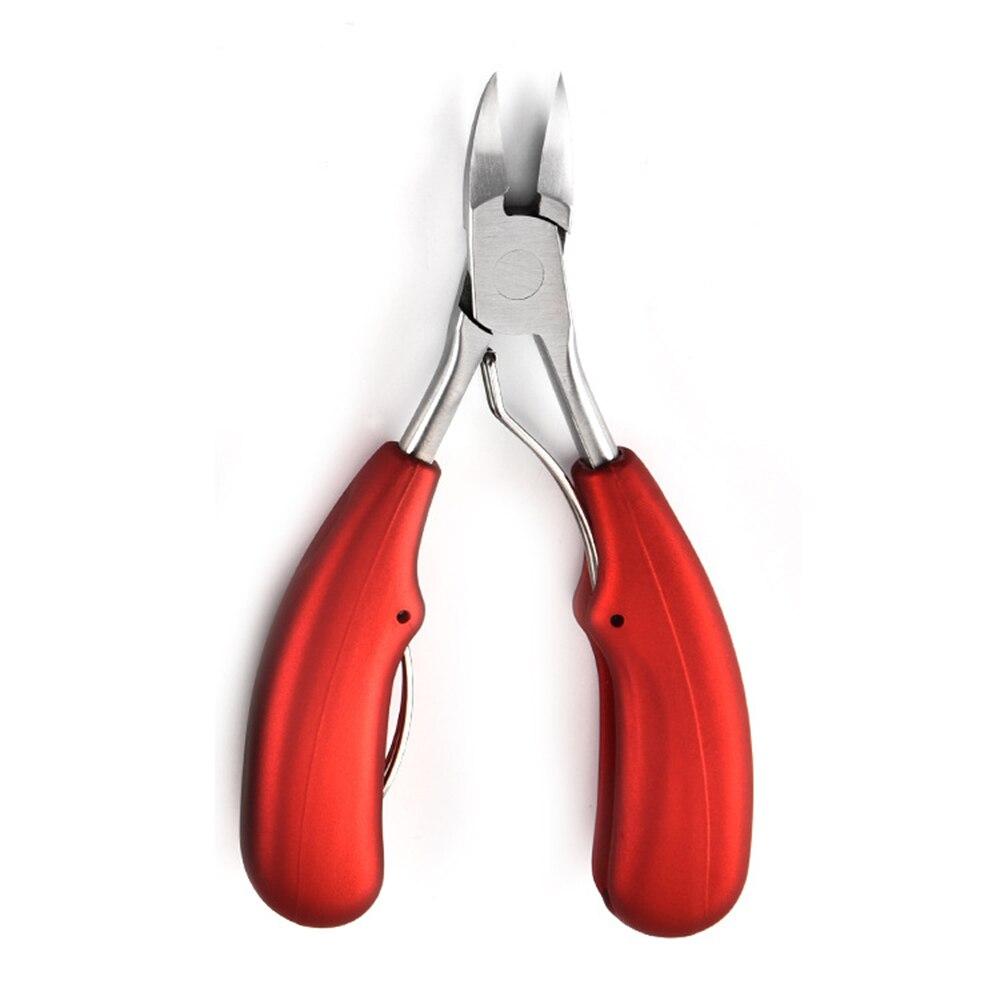 Ciseaux à ongles d'orteils en acier inoxydable lames courbes grip antidérapant pédicure professionnelle | Koossa
