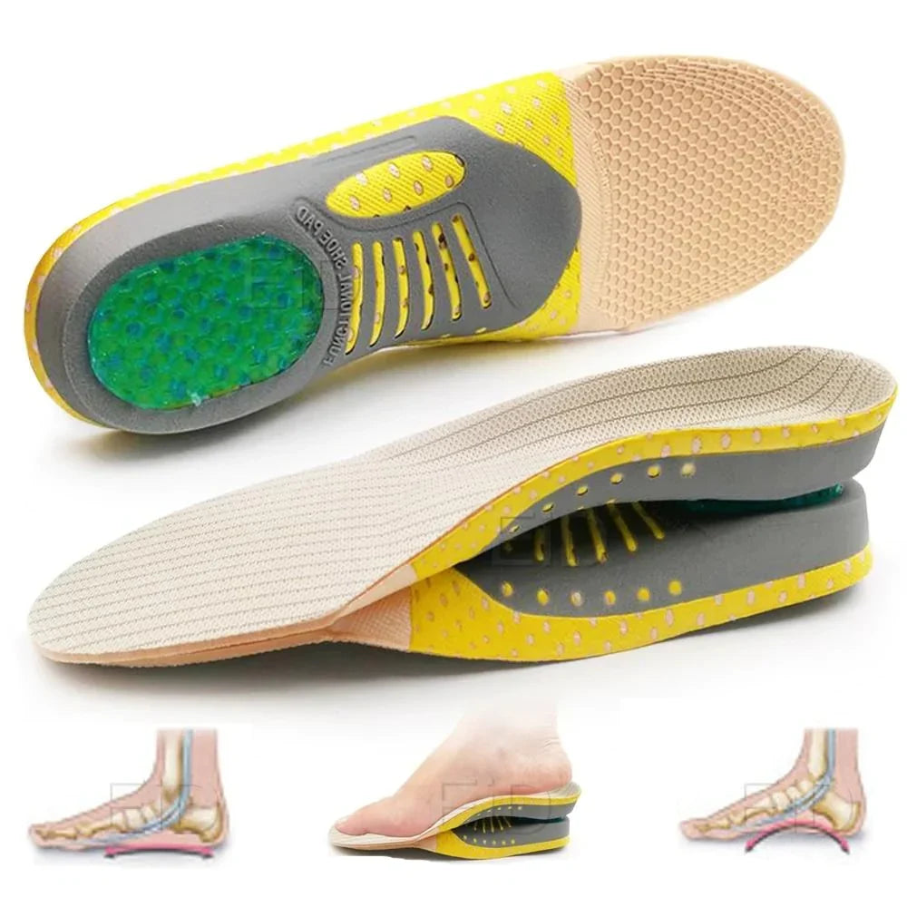 Gel Cushion Insoles with Arch Support for Pain Relief and All-Day Comfort | Lonoma