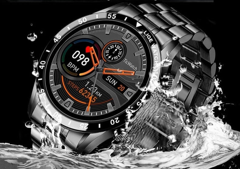 Deluxe Smartwatch with Bluetooth Calling — Multi-Functional Health Tracker & Stylish Accessory for Active Lifestyles | Koossa