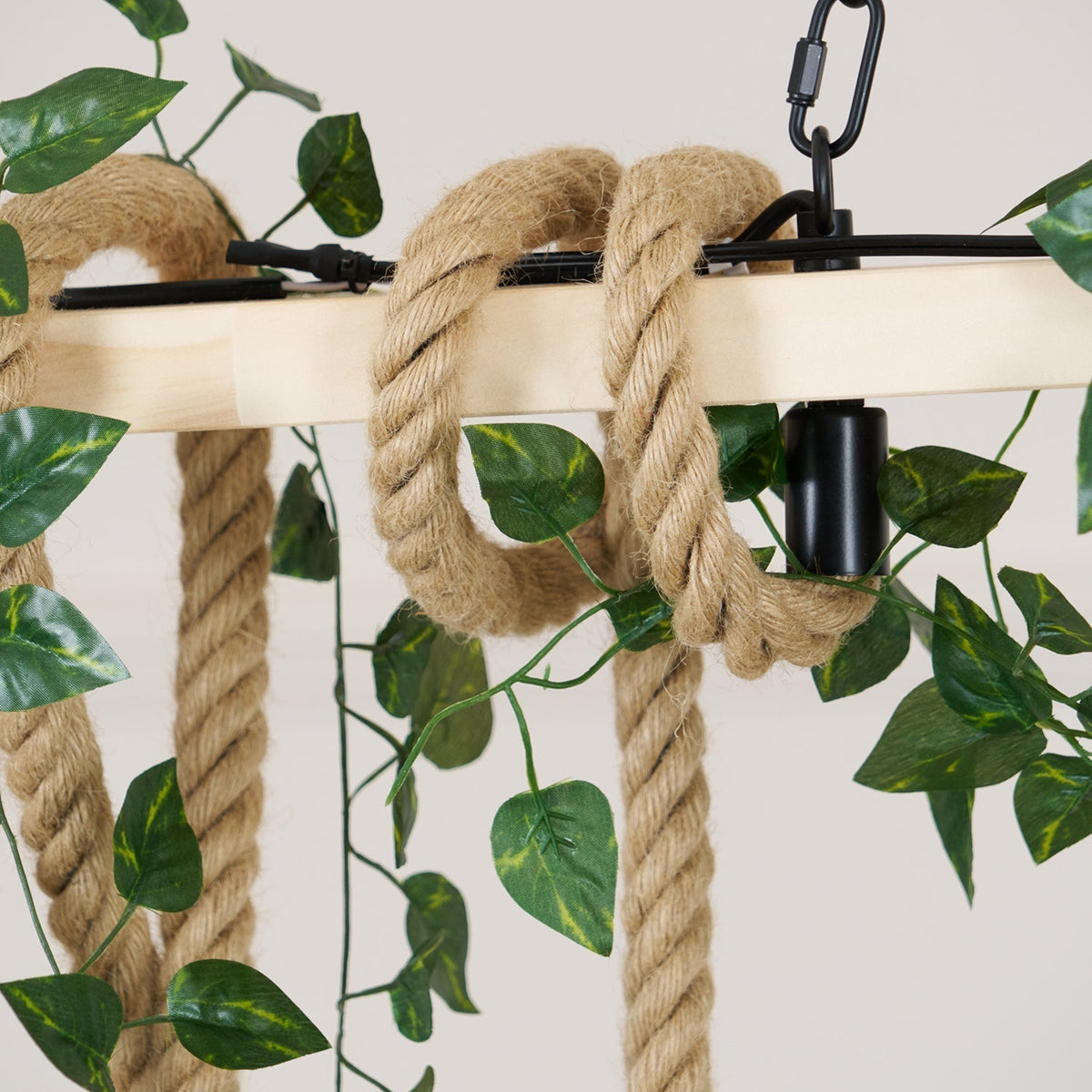 Industrial Rope Pendant Light Hemp Multi-Head Chandelier Farmhouse Vintage Hanging Fixture Rustic Ceiling Lighting for Kitchen Island | Lonoma