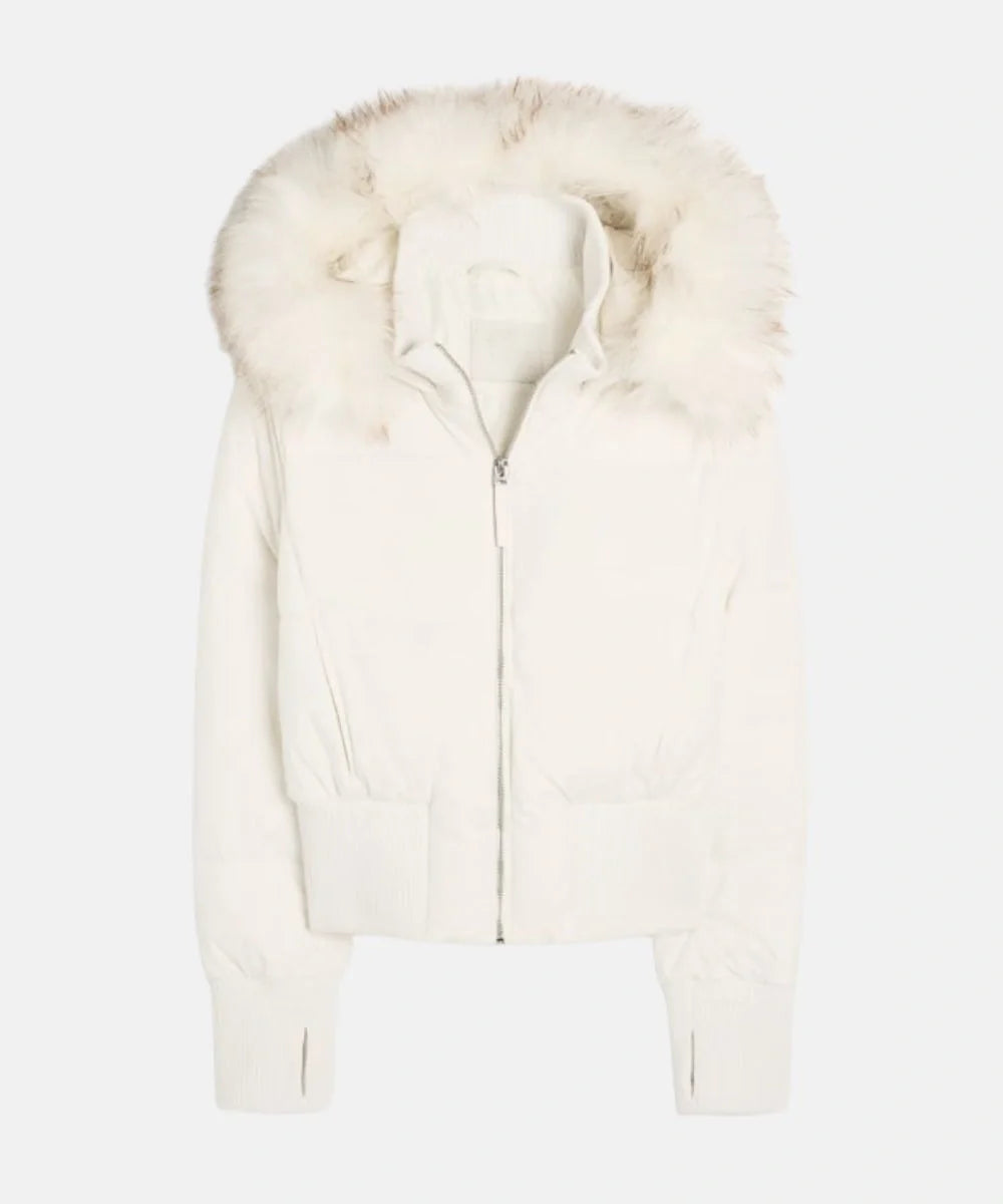 Women's Quilted Winter Puffer Jacket with Detachable Faux Fur Hood — Insulated Warm Coat for Autumn & Winter | Koossa