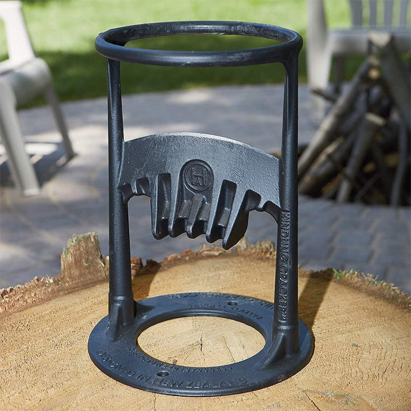 Fendeur à Bois Manuel en Fonte Robuste 27 cm pour Bûches de Cheminée Poêle et Camping Extérieur Sécurisé | Koossa