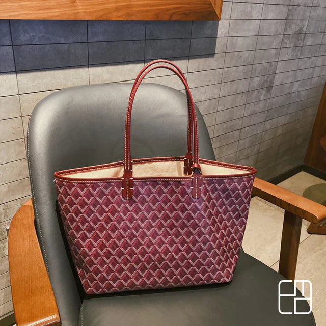Women's Spacious Tote Bag with Interior Compartment — Classic Everyday Handbag for Work & Weekend | Koossa