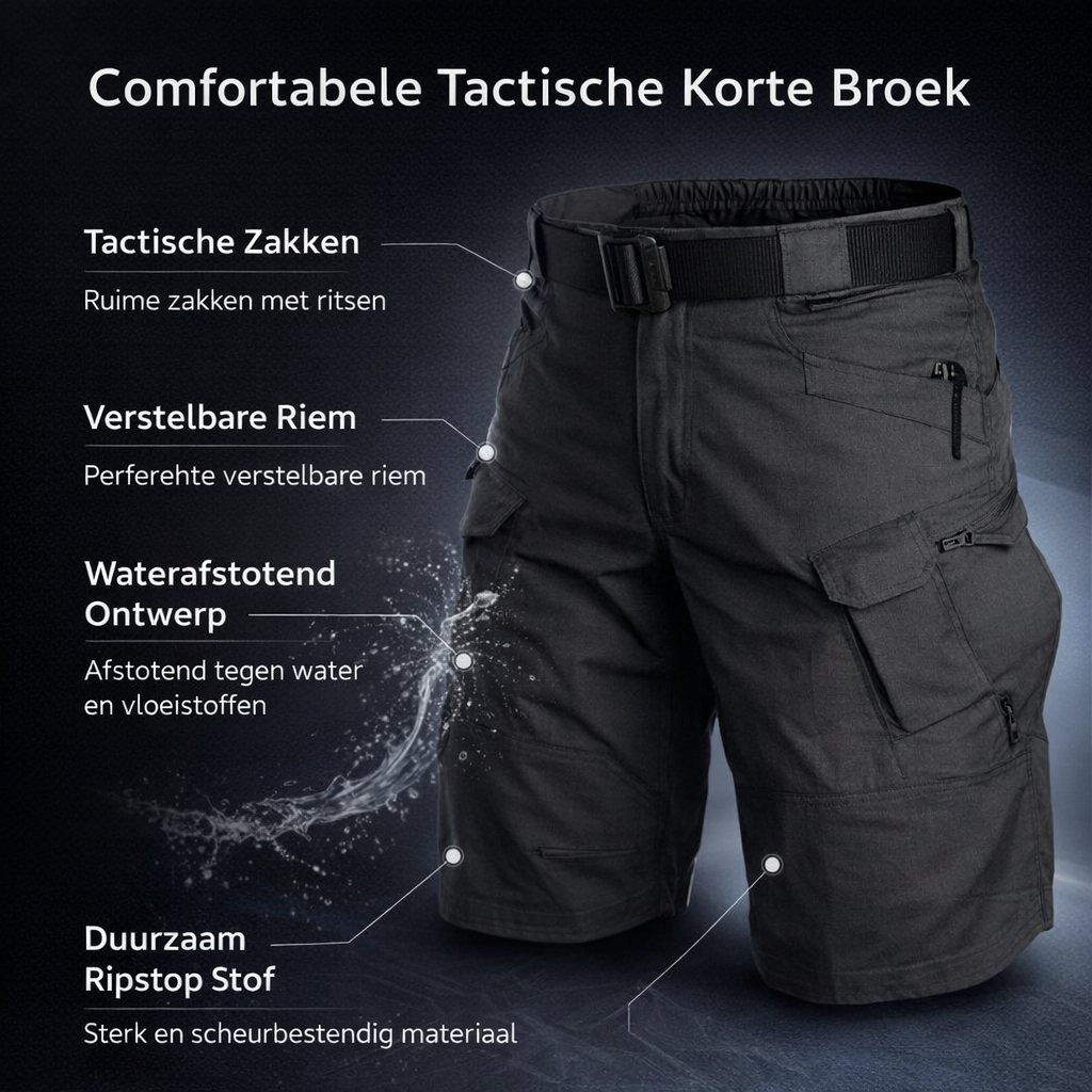 Men's Cargo Shorts — Practical Casual Shorts with Multiple Pockets for Everyday Comfort & Outdoor Adventures | Koossa