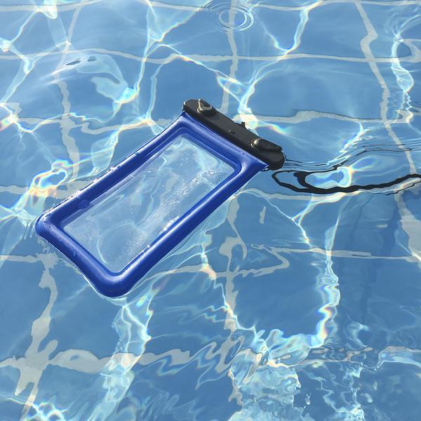 Housse étanche flottante avec cordon réglable pour téléphone portable étanche submersible jusqu'à 30 m de profondeur | Koossa