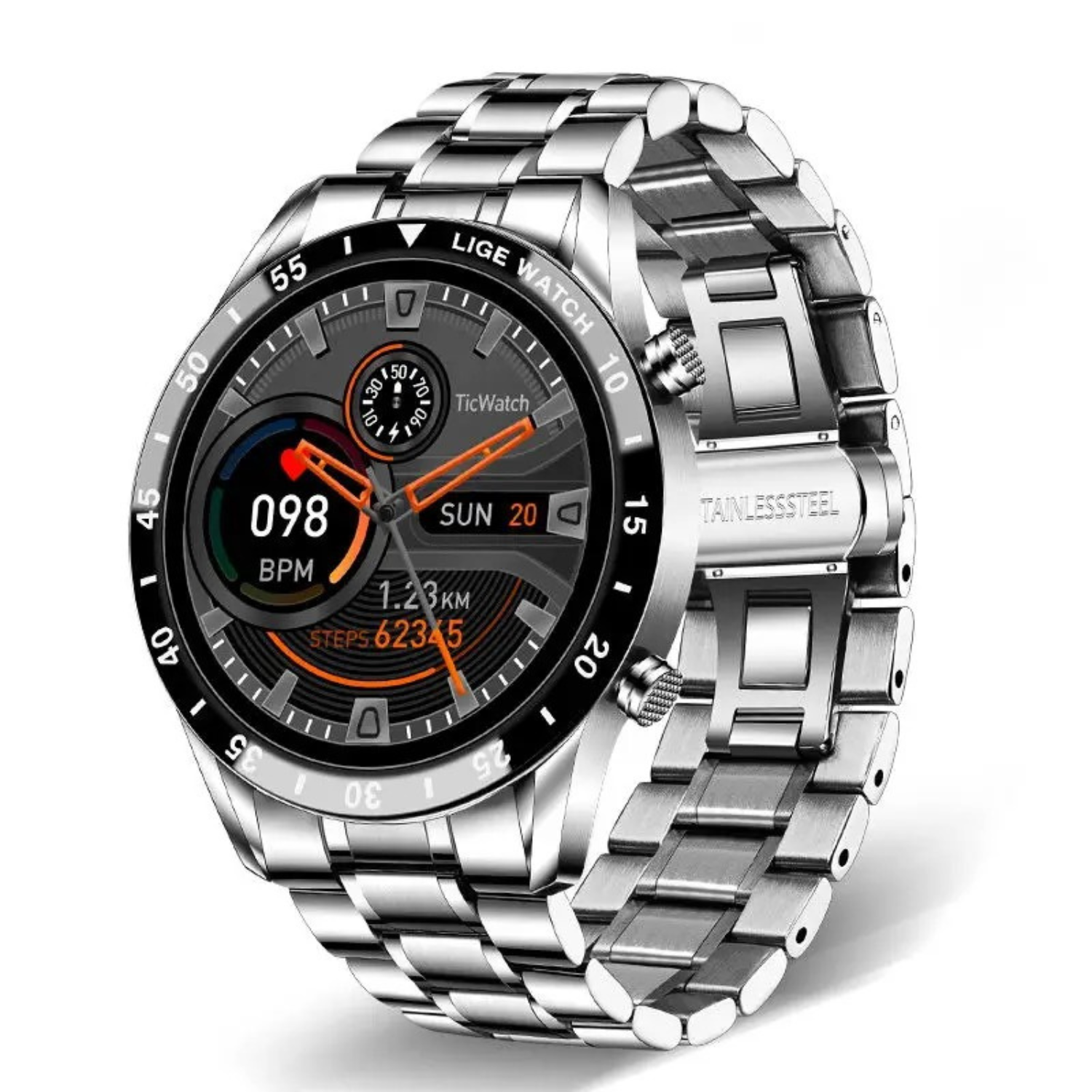 Deluxe Smartwatch with Bluetooth Calling — Multi-Functional Health Tracker & Stylish Accessory for Active Lifestyles | Koossa